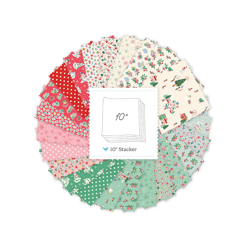 Make Merry 10" Stacker by Cath Kidston for Riley Blake 10-19590-42