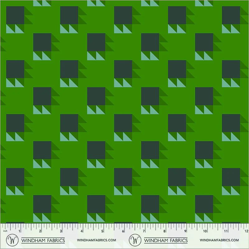 PREORDER: Annabel's Blenders - Bear Paw 55380-5 Grass Green by Annabel Wrigley for Windham Fabrics