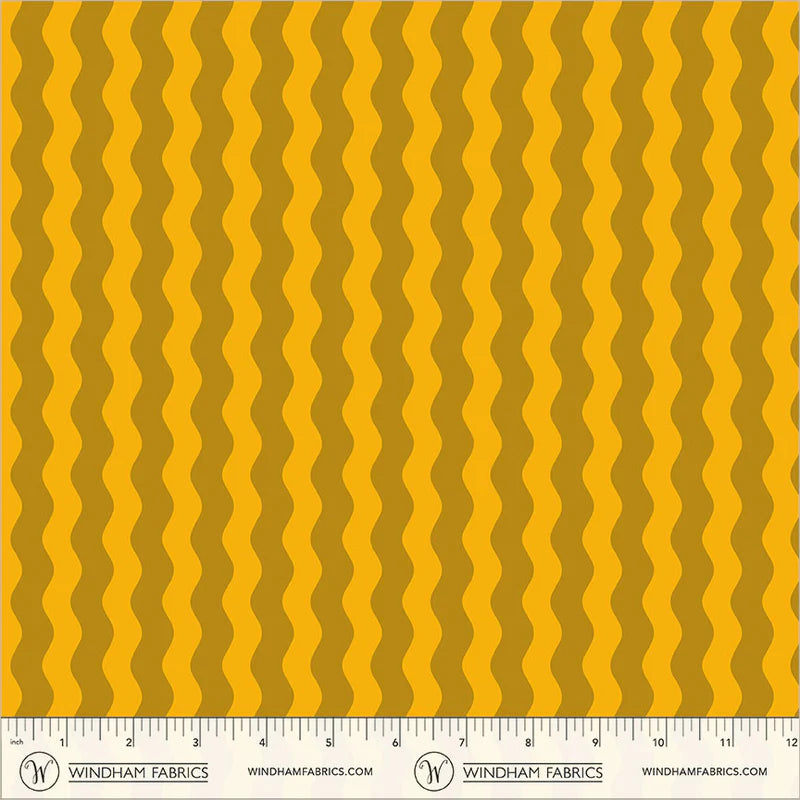 PREORDER: Annabel's Blenders - Waves 55381-3 Soft Gold by Annabel Wrigley for Windham Fabrics