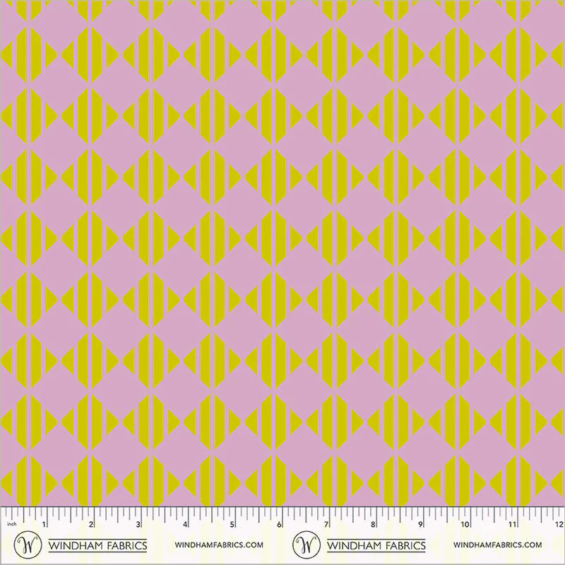 PREORDER: Annabel's Blenders - Checker 55382-17 Limelight by Annabel Wrigley for Windham Fabrics