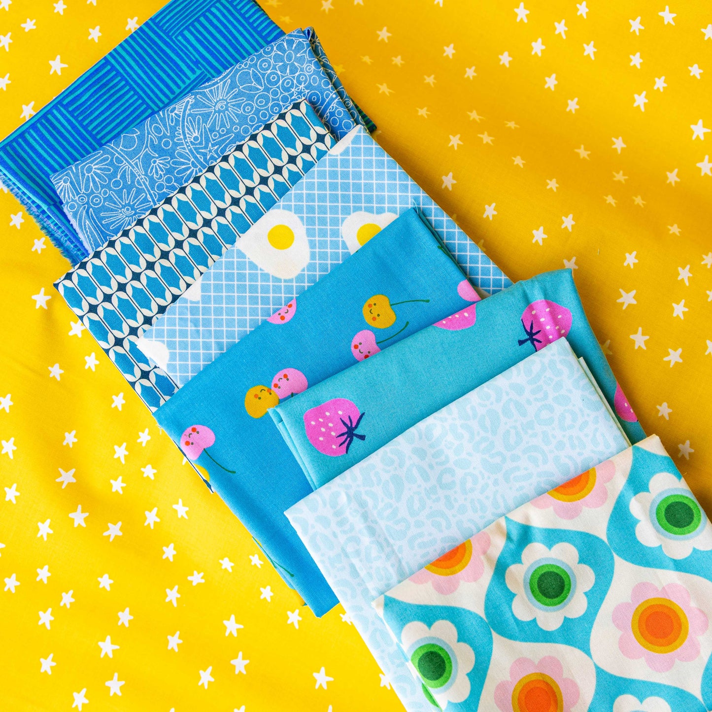 Texas Bluebonnet 8pc Fat Quarter Bundle