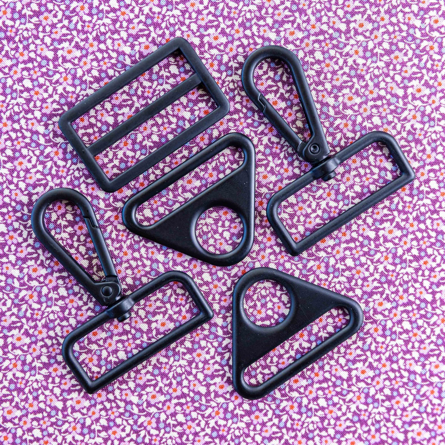 1.5" Bag Hardware Pack in Black