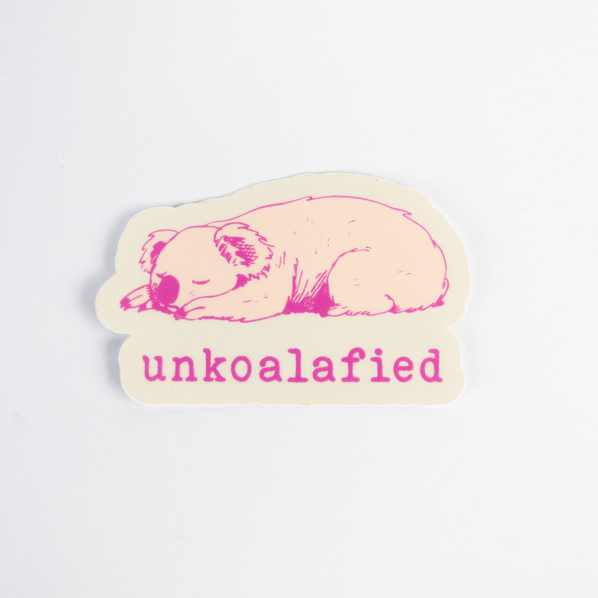 Unkoalafied Vinyl Sticker