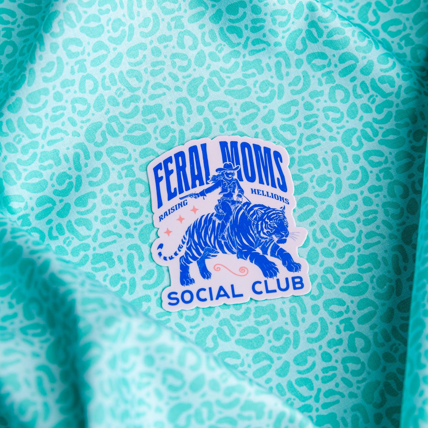 Feral Moms Social Club - Sticker by Yarnival Stickers