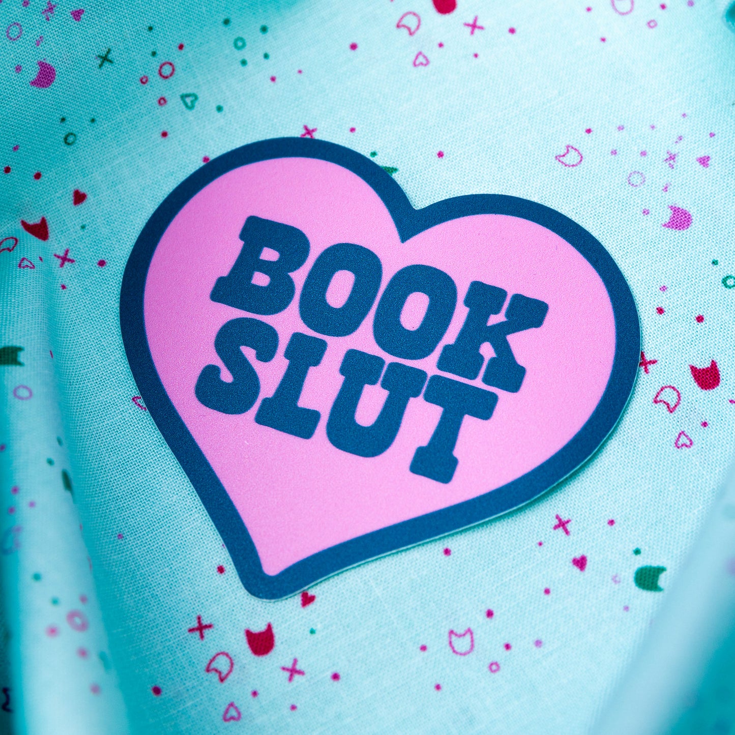 Book Slut - Waterproof Vinyl Sticker by TheHissinKitten