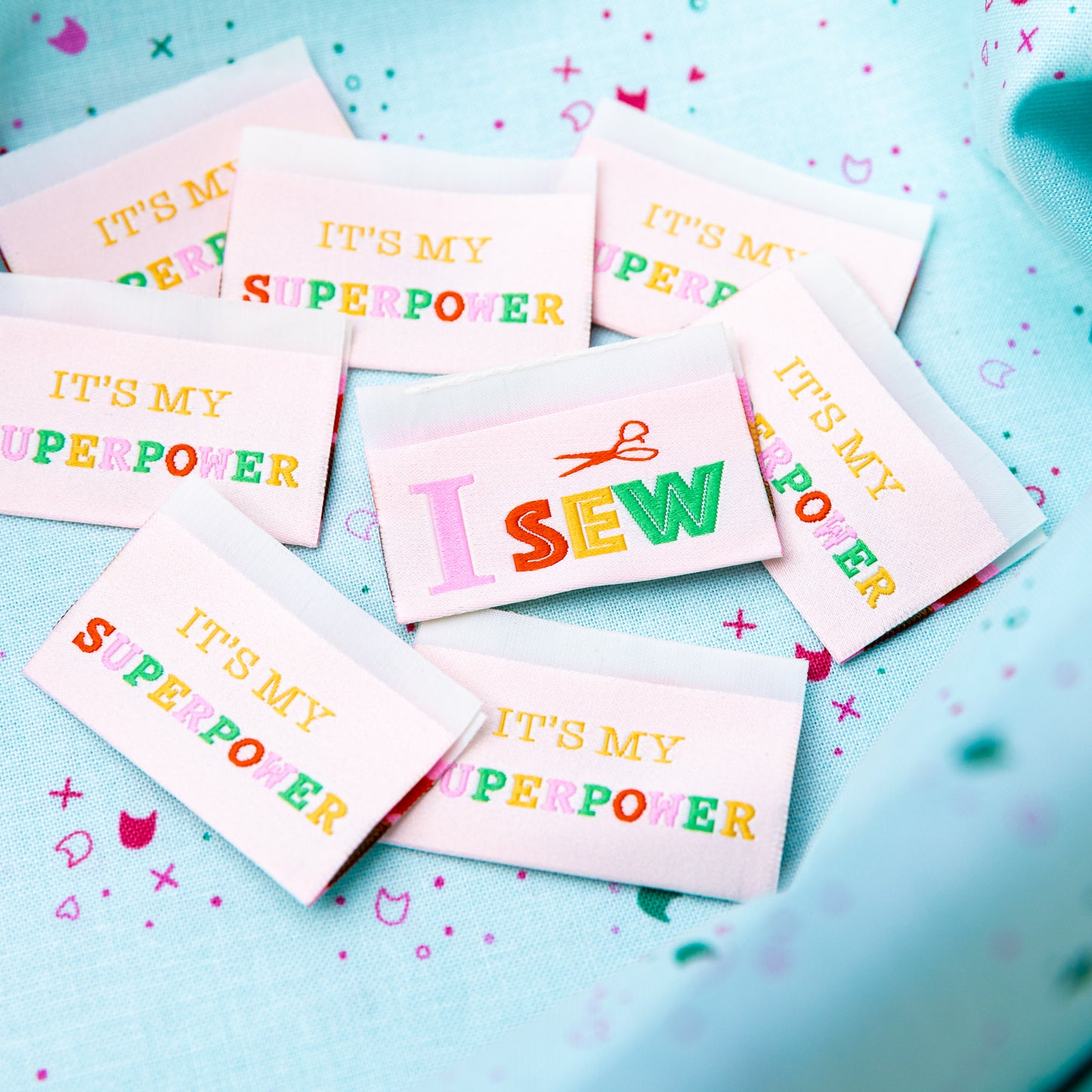 Superpower 2 Woven Labels by Minki Kim