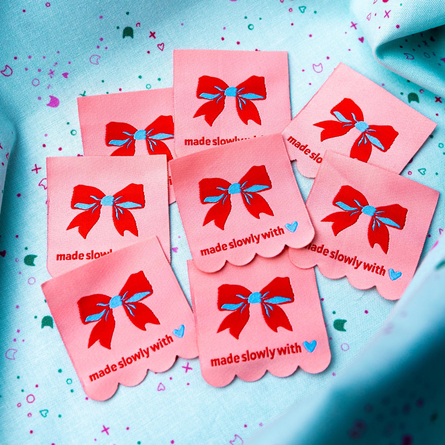 Made Slowly Woven Labels by Minki Kim