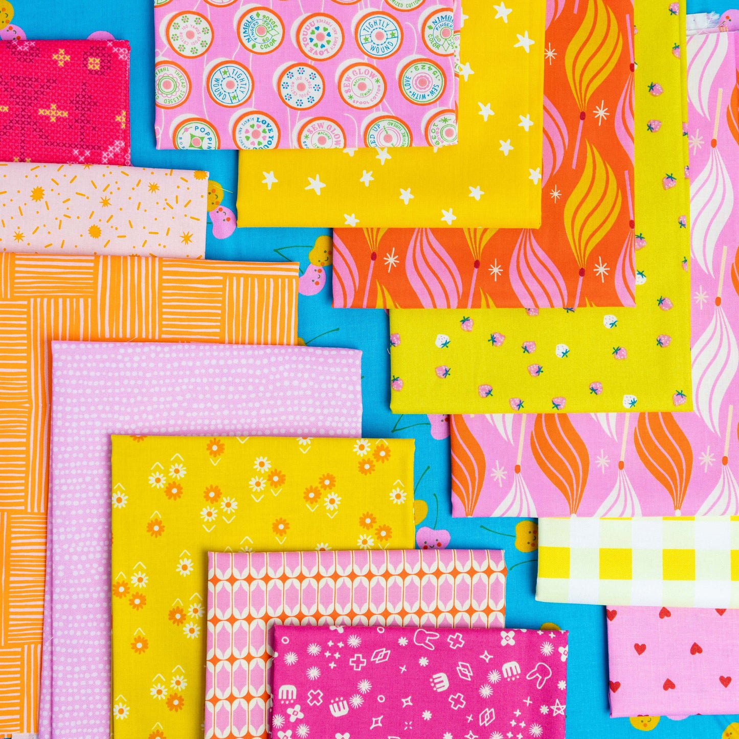 Pink Lemonade 14pc Fat Quarter Bundle