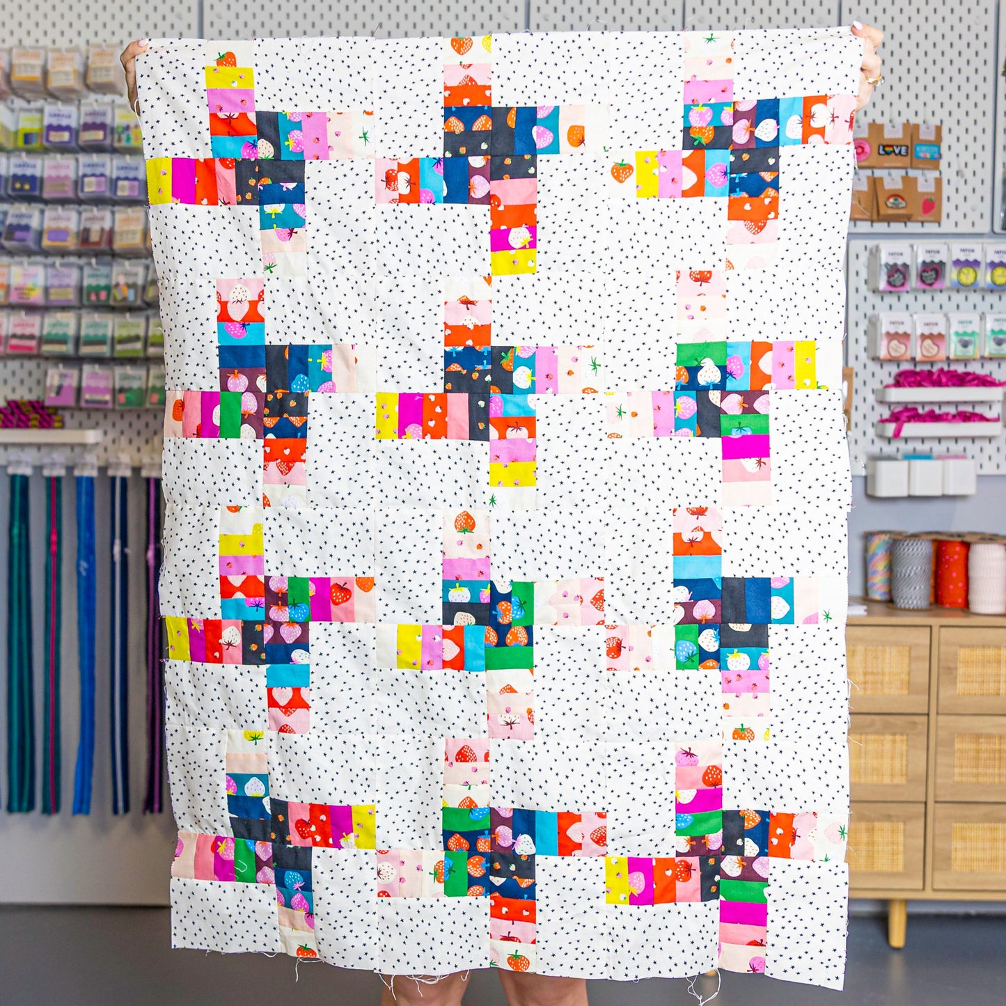 Pinwheel Mini Quilt Kit + Backing
