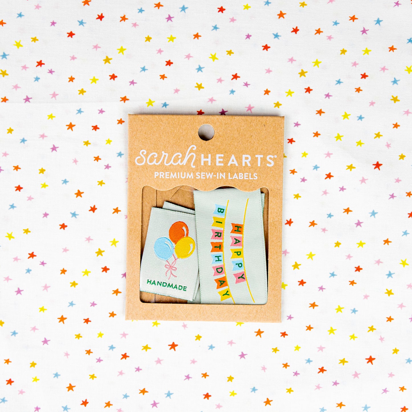 Birthday Multipack Woven Labels by Sarah Hearts