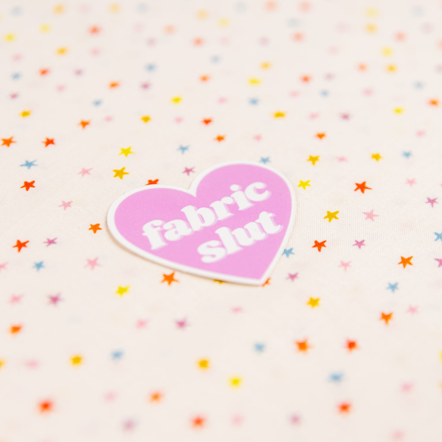Fabric Slut Sticker by Feral Notions
