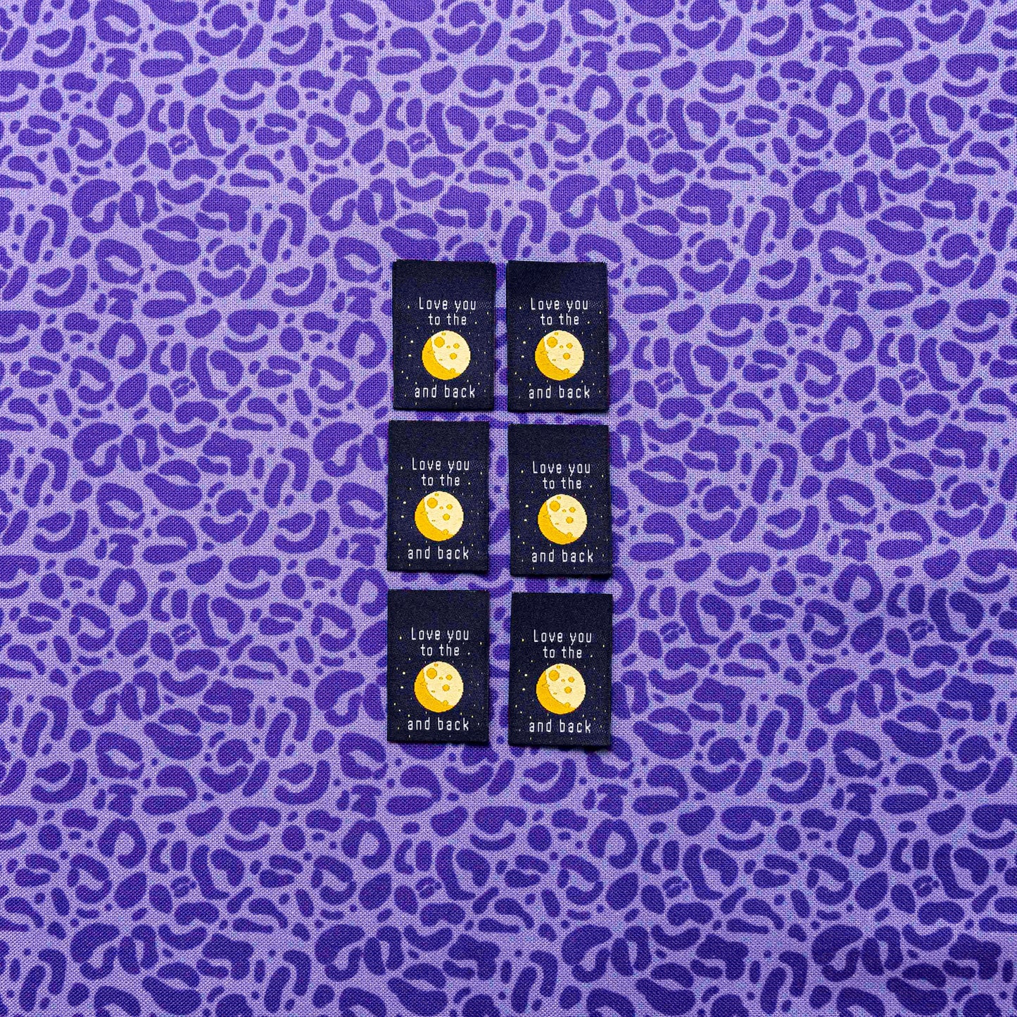 Love you to the Moon and Back Labels by Kylie and the Machine