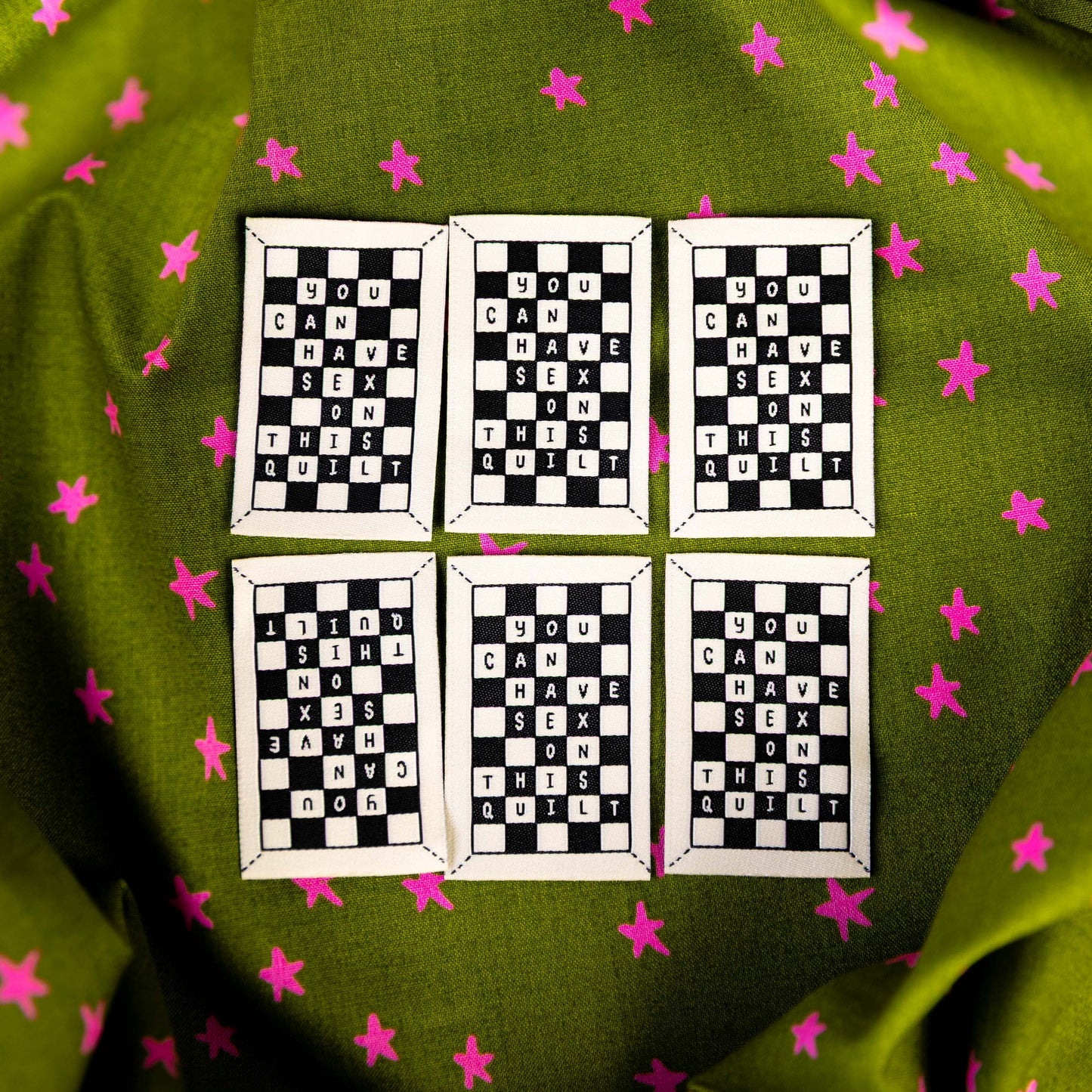 You CAN Have Sex On This Quilt Labels