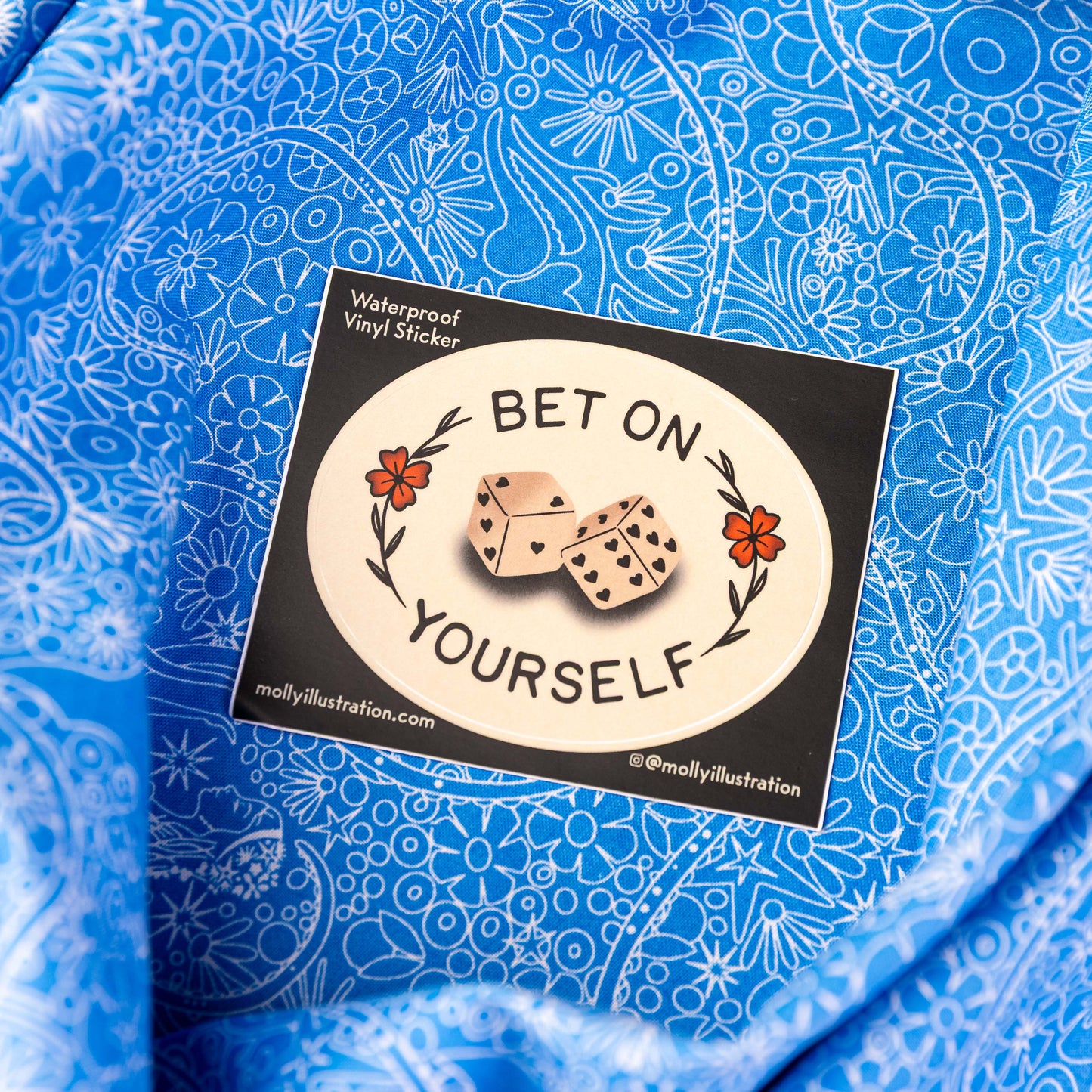 Bet on Yourself - Sticker by Molly Illustration Stickers