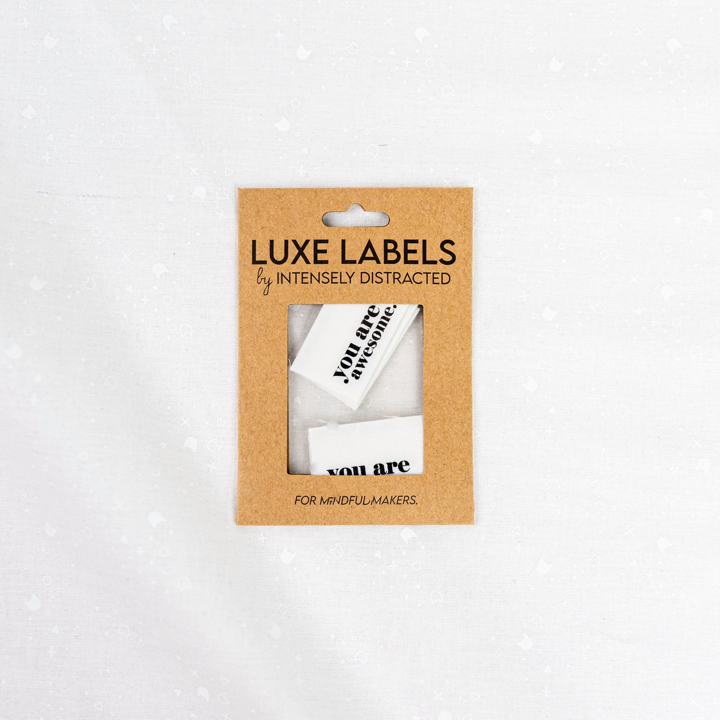 You are Awesome Label - Intensely Distracted
