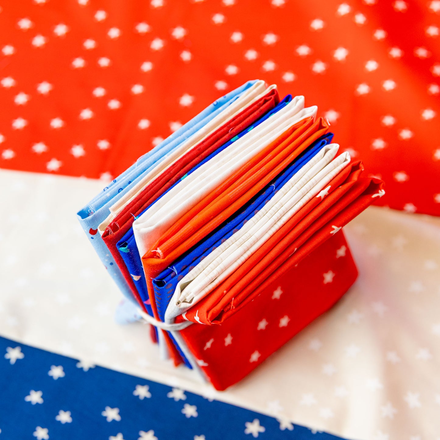 Stars and Stripes 9pc Fat Quarter Bundle