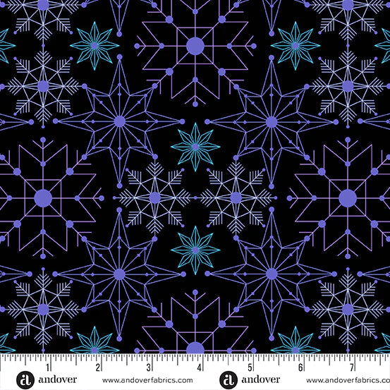 CHRISTMAS SALE: Century Prints - Deco Frost CS-1113-K Inclement Crystalize by Giucy Giuce