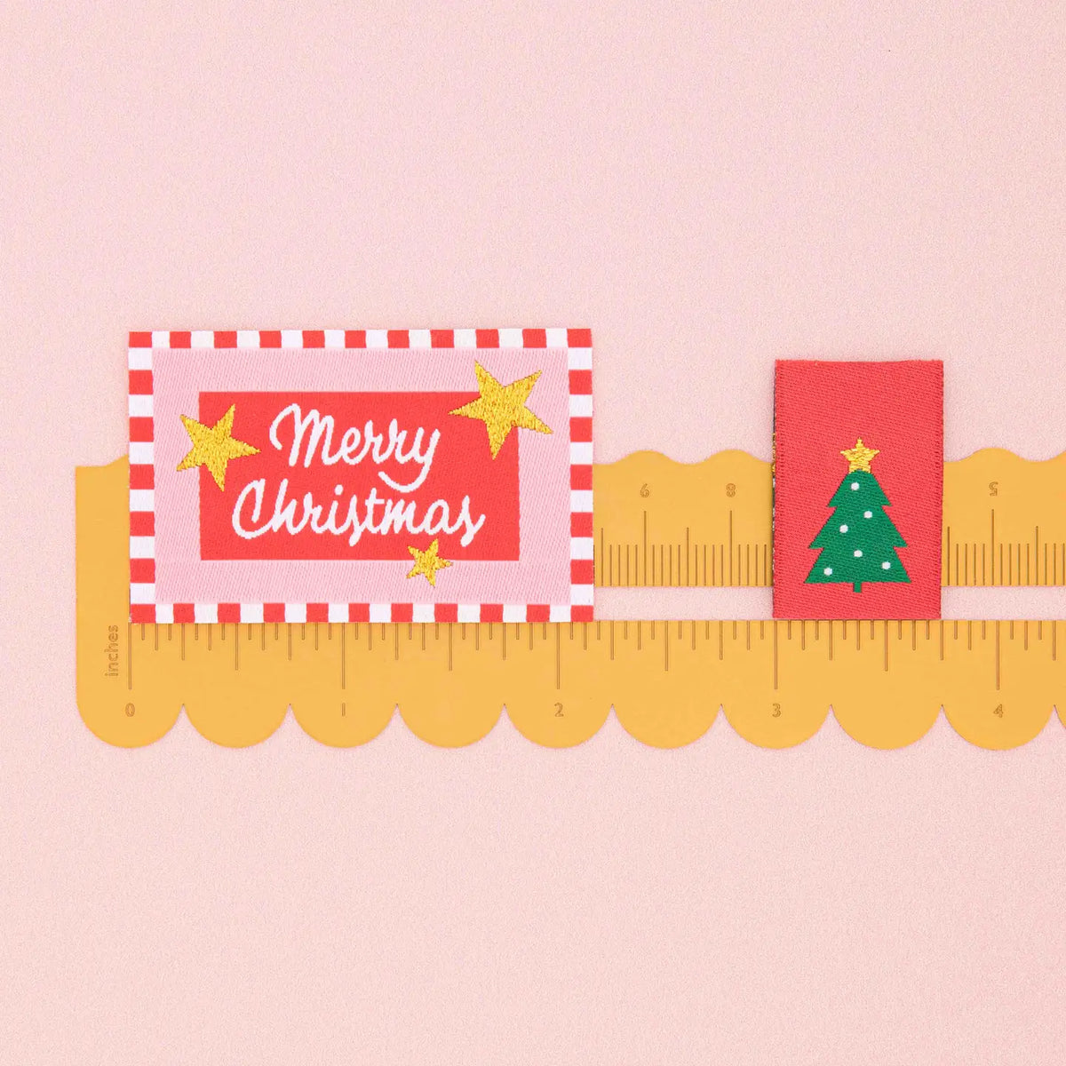 Christmas Holiday Sew In Labels by Sarah Hearts