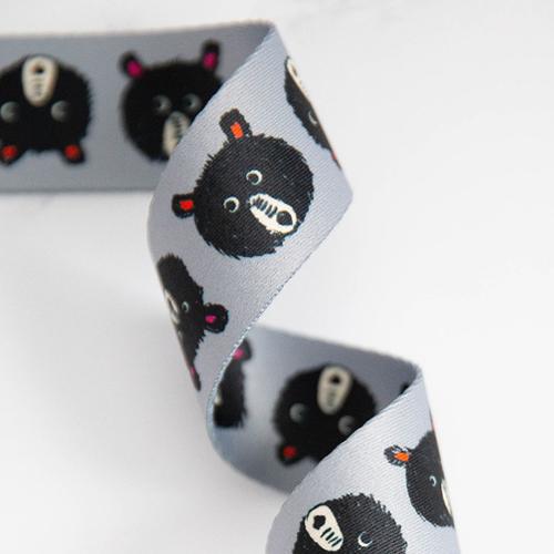 1.5" Teddy And The Bear Webbing by Sarah Watts for Stitch Supply