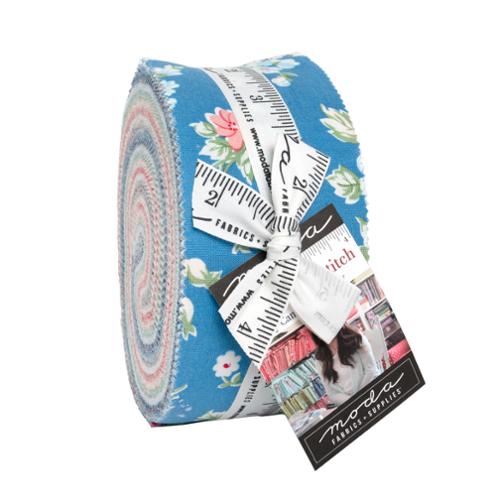 Cat Named Stitch Jelly Roll® 55340JR Precut by Camille Roskelley for Moda