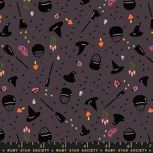 Freaky Familiars Eggplant RS5195 16 by Ruby Star Society