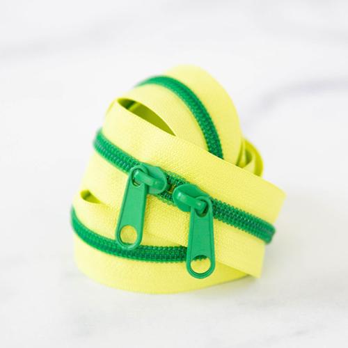 30" Zipper Lemon Lime SSCZ14 by Stitch Supply