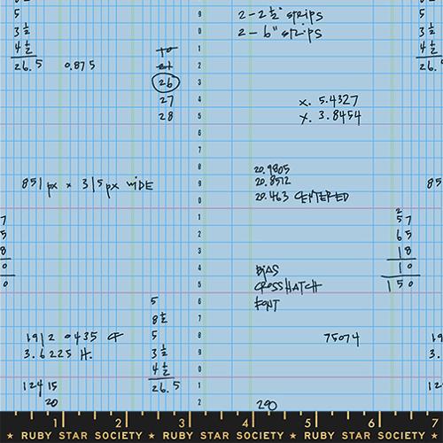 PREORDER: Memento Water Blue RS8003 17 by Carolyn Friedlander for Ruby Star Society