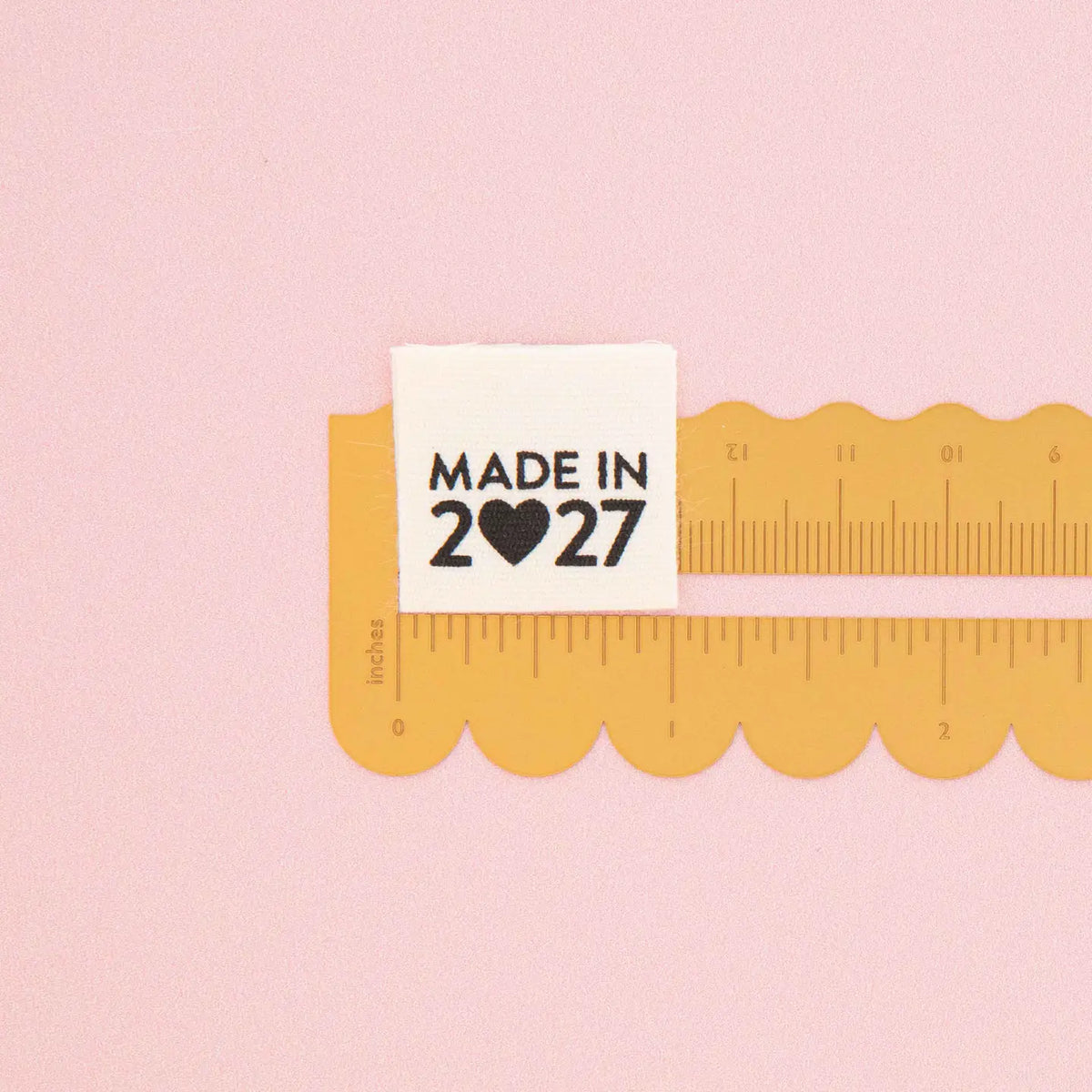 Made in 2027 Sew In Labels by Sarah Hearts