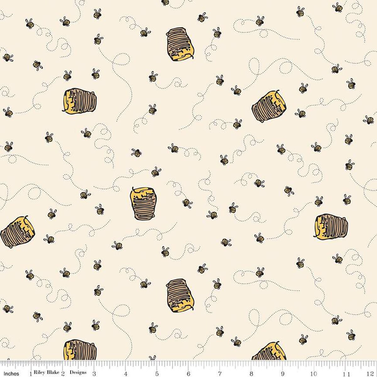 Winnie the Pooh Bees Cream - by Echo Park Paper Co. for Riley Blake