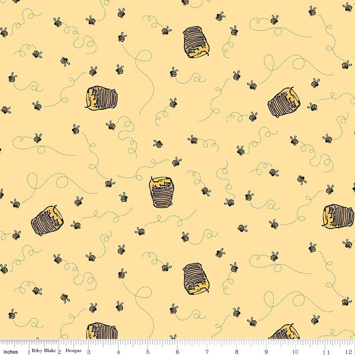 Winnie the Pooh Bees Sunshine - by Echo Park Paper Co. for Riley Blake