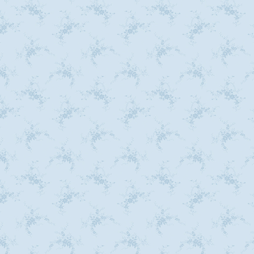Rosewater Cottage Carleon by Laura Ashley for Riley Blake C18815-BLUE