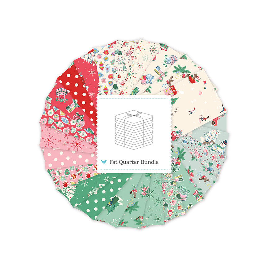 Make Merry Fat Quarter Bundle by Cath Kidston for Riley Blake FQ-19590-24