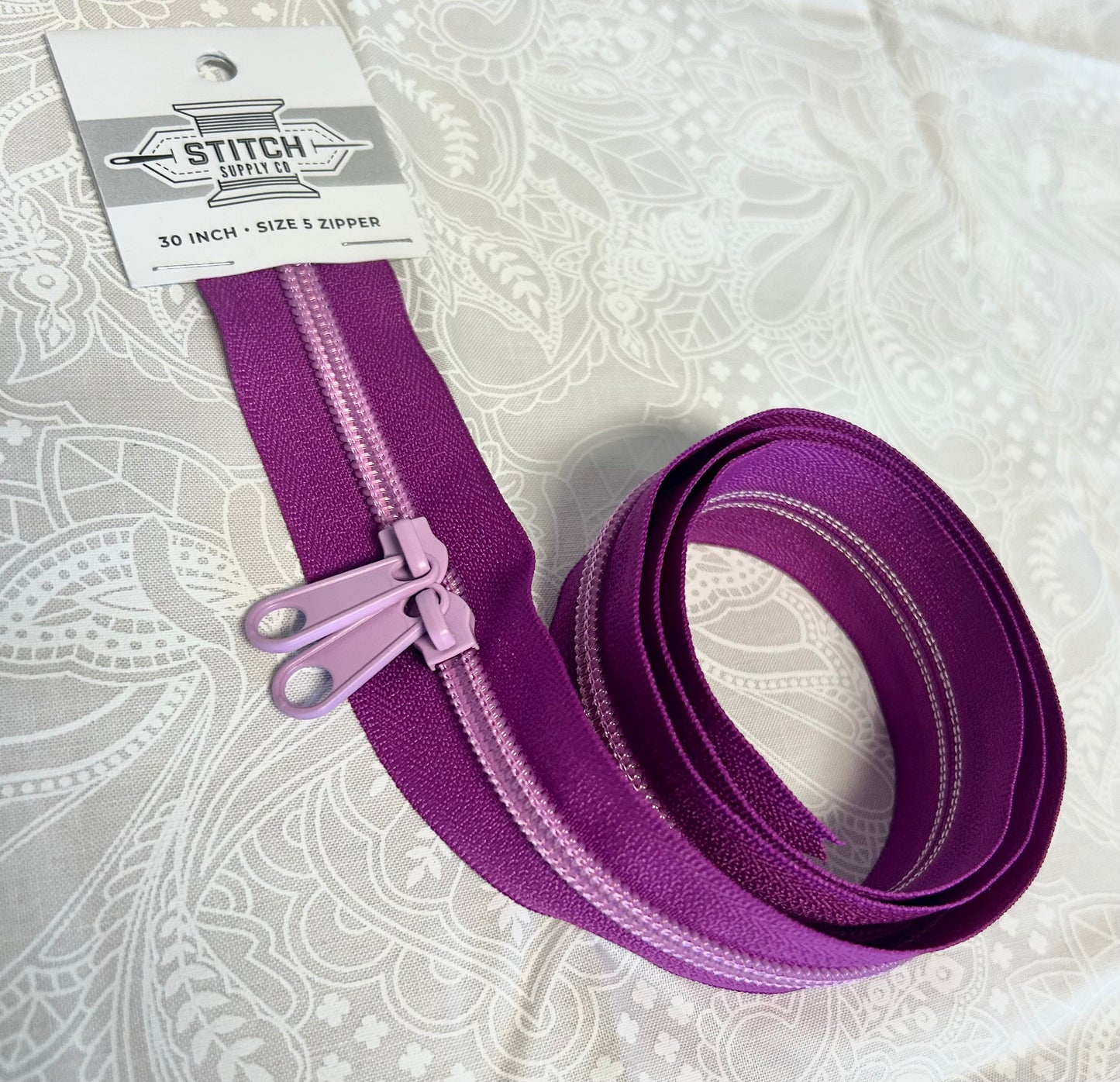 30" Zipper Grimace SSCZ27 by Stitch Supply