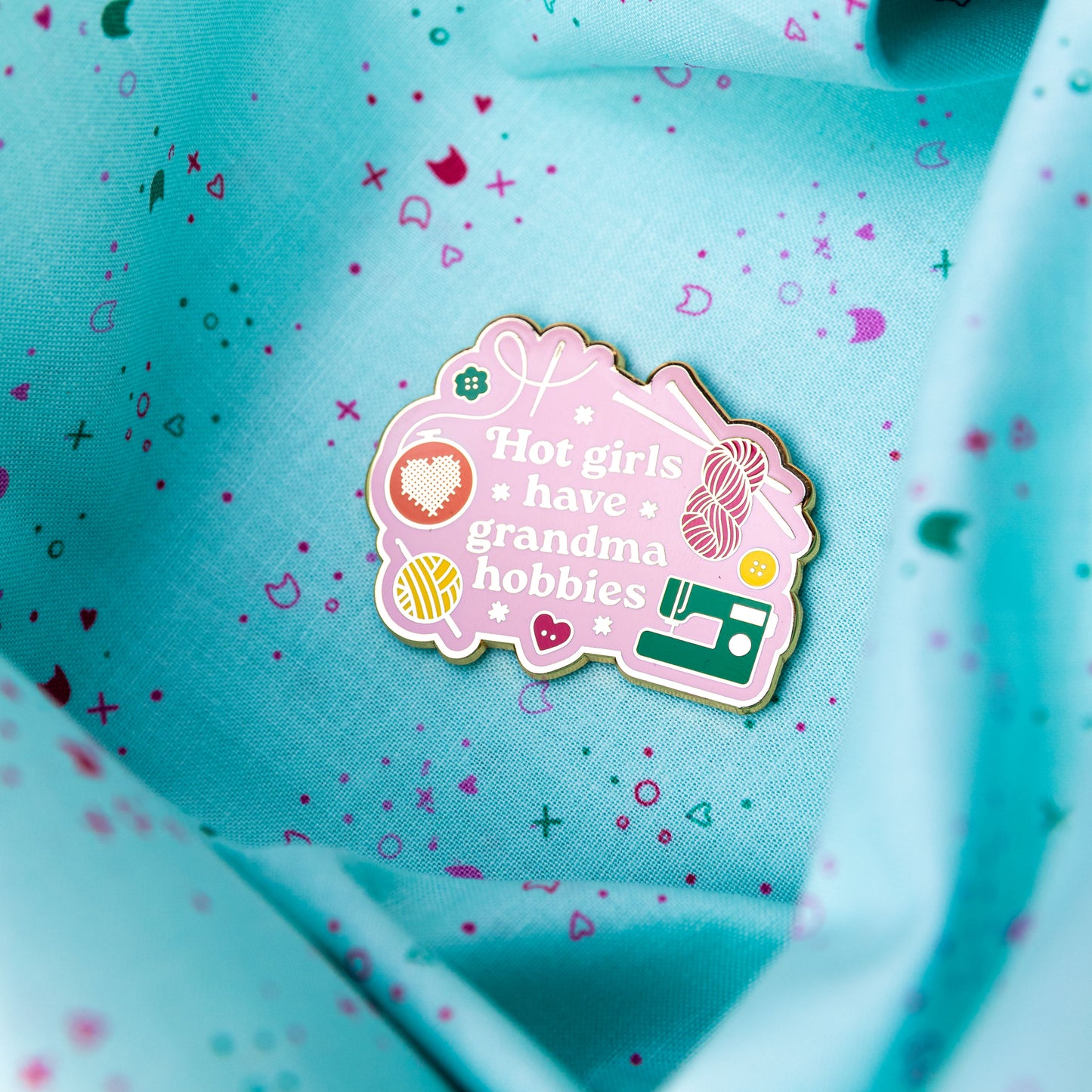 Hot Girls Have Grandma Hobbies Needleminder - Sarah Hearts