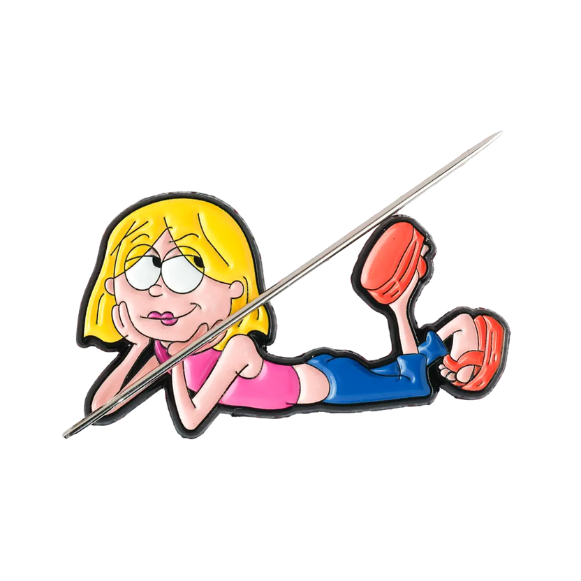 Cartoon Girl Needle Minder
