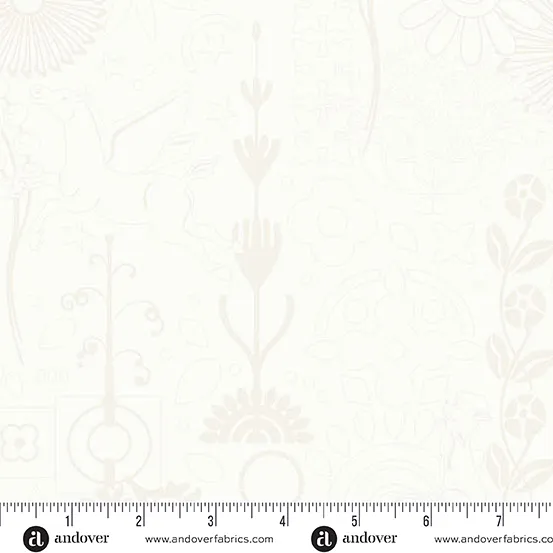 Sun Print Whisper Cameo in Cream by Alison Glass