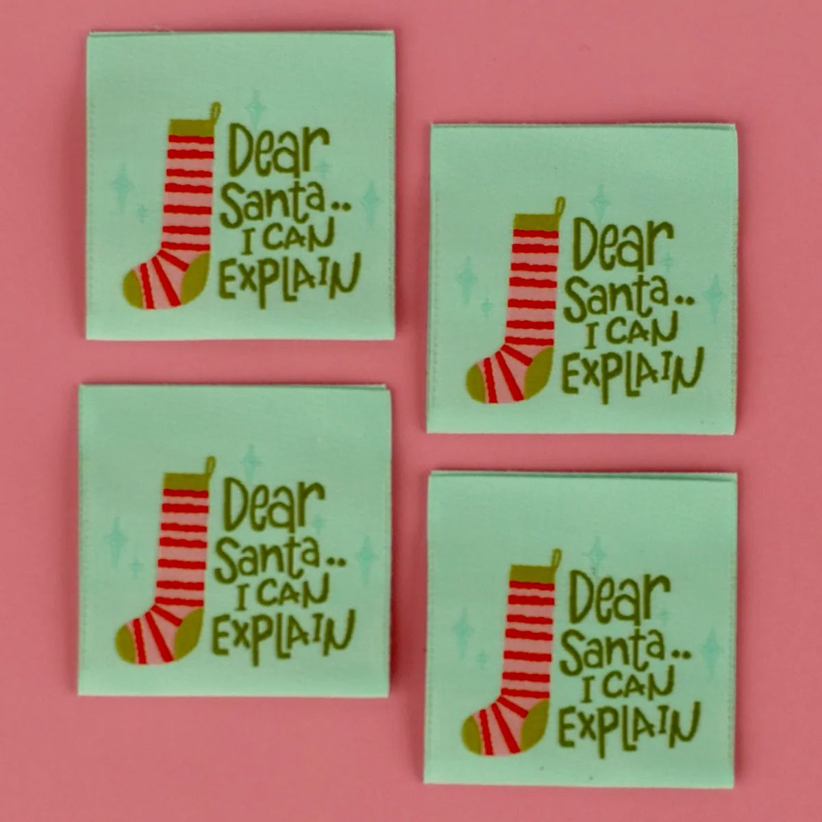 Dear Santa I Can Explain Labels by Kati Cupcake