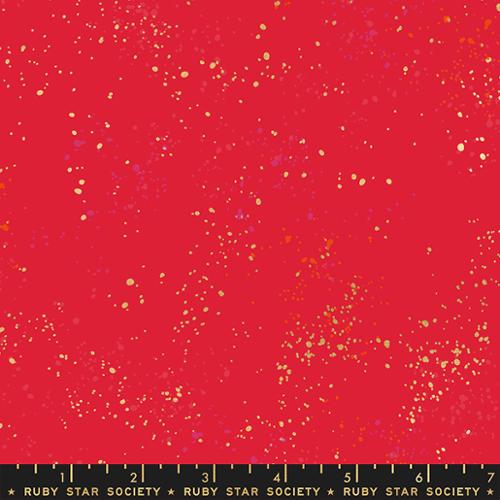 Speckled Metallic Scarlet RS5027 110M - by Rashida Coleman Hale for Ruby Star Society