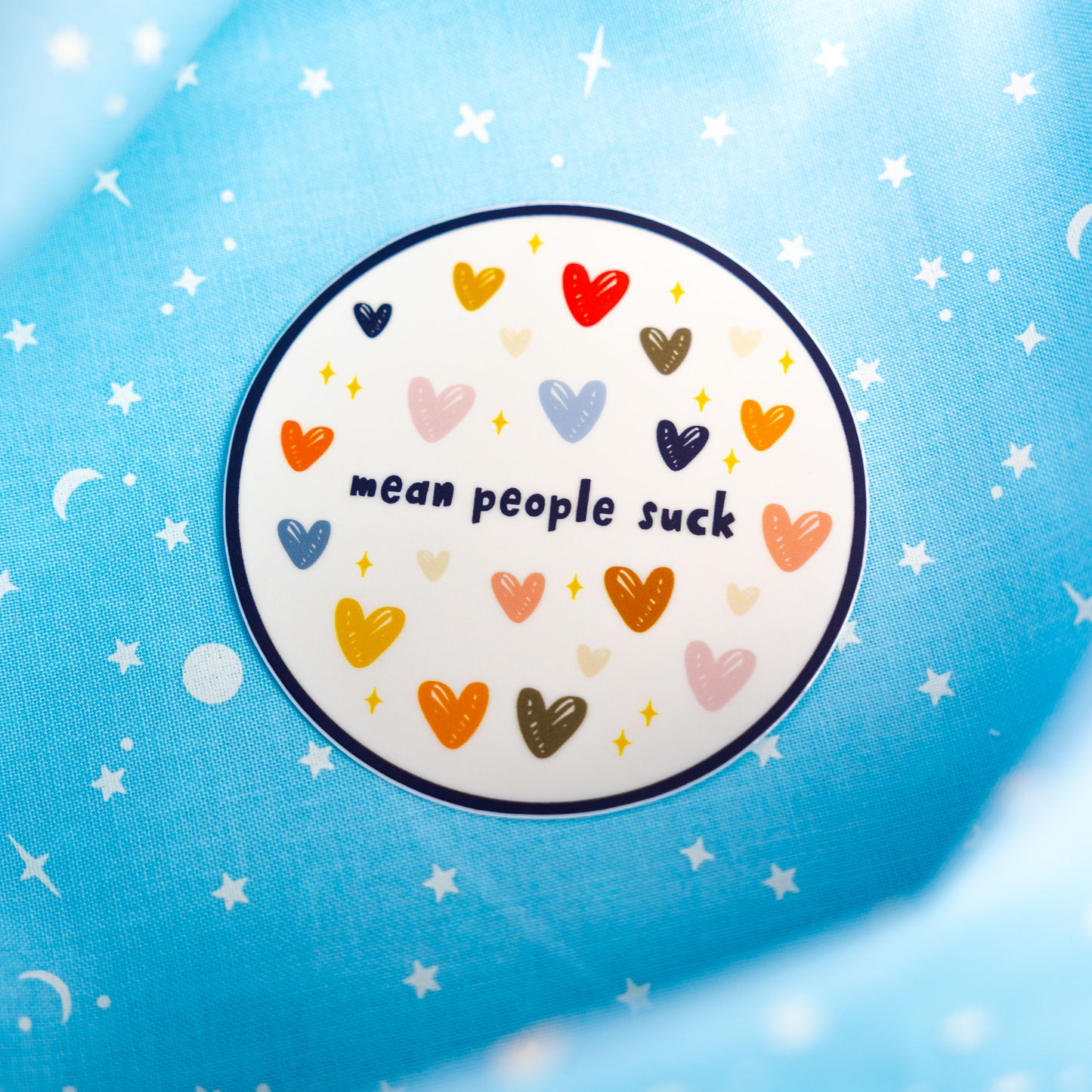 Mean People Suck - Sticker by Yarnival Stickers