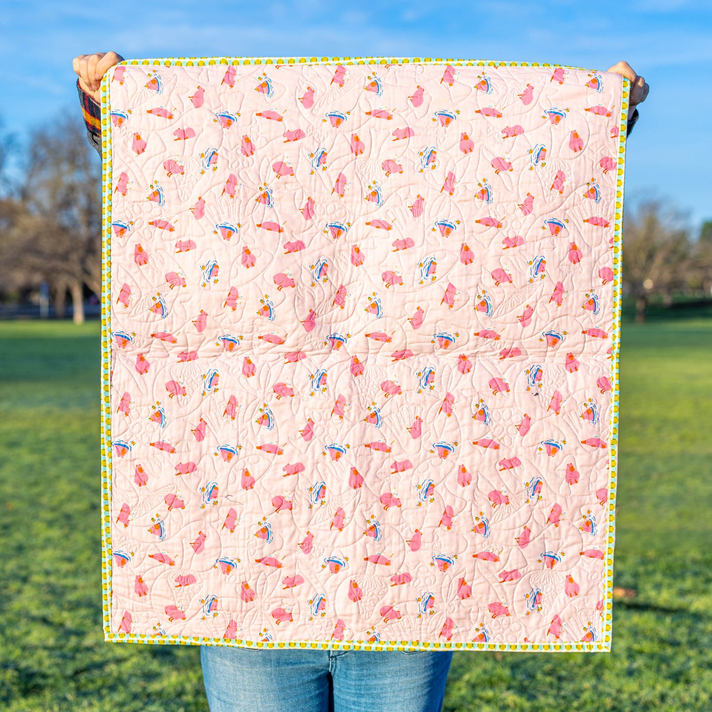 Sample Sale: Zoo Finished Mini Quilt