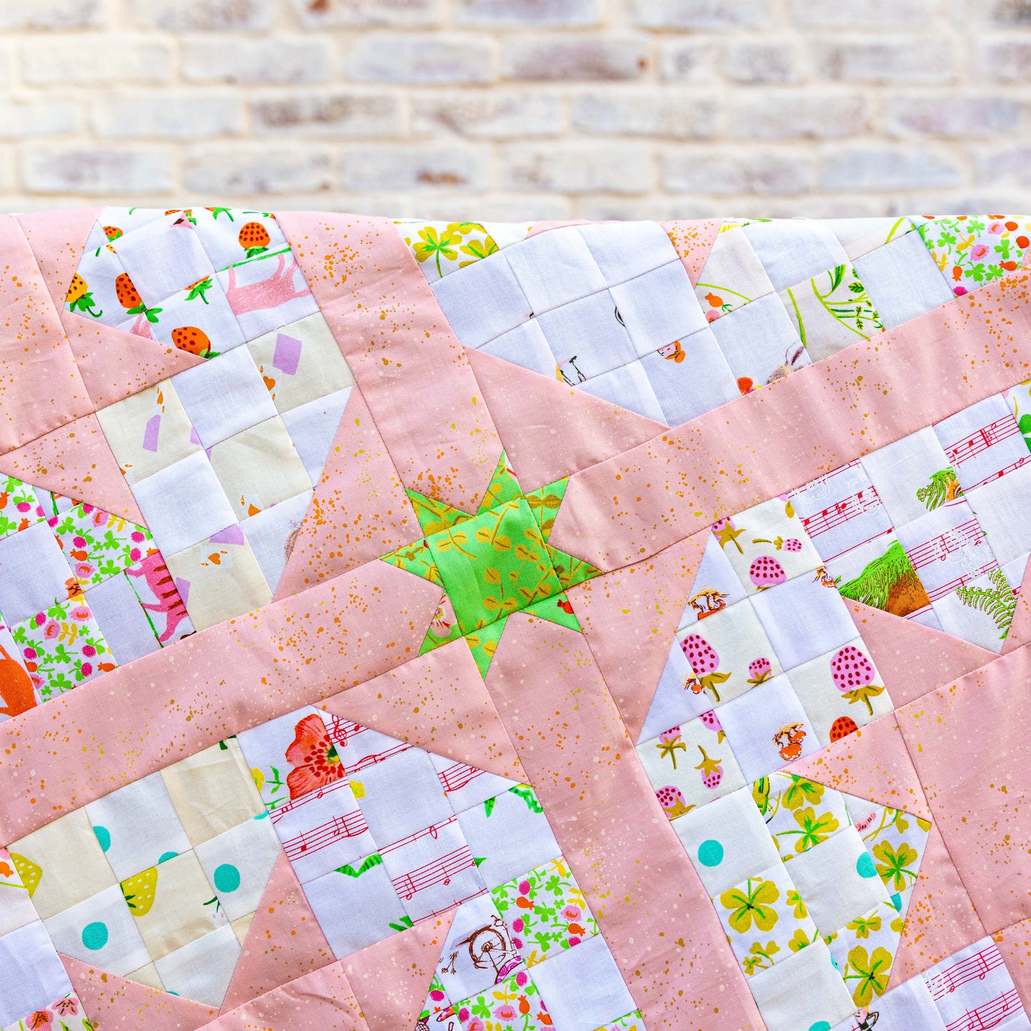 English Tea Garden Quilt Kit featuring Heather Ross