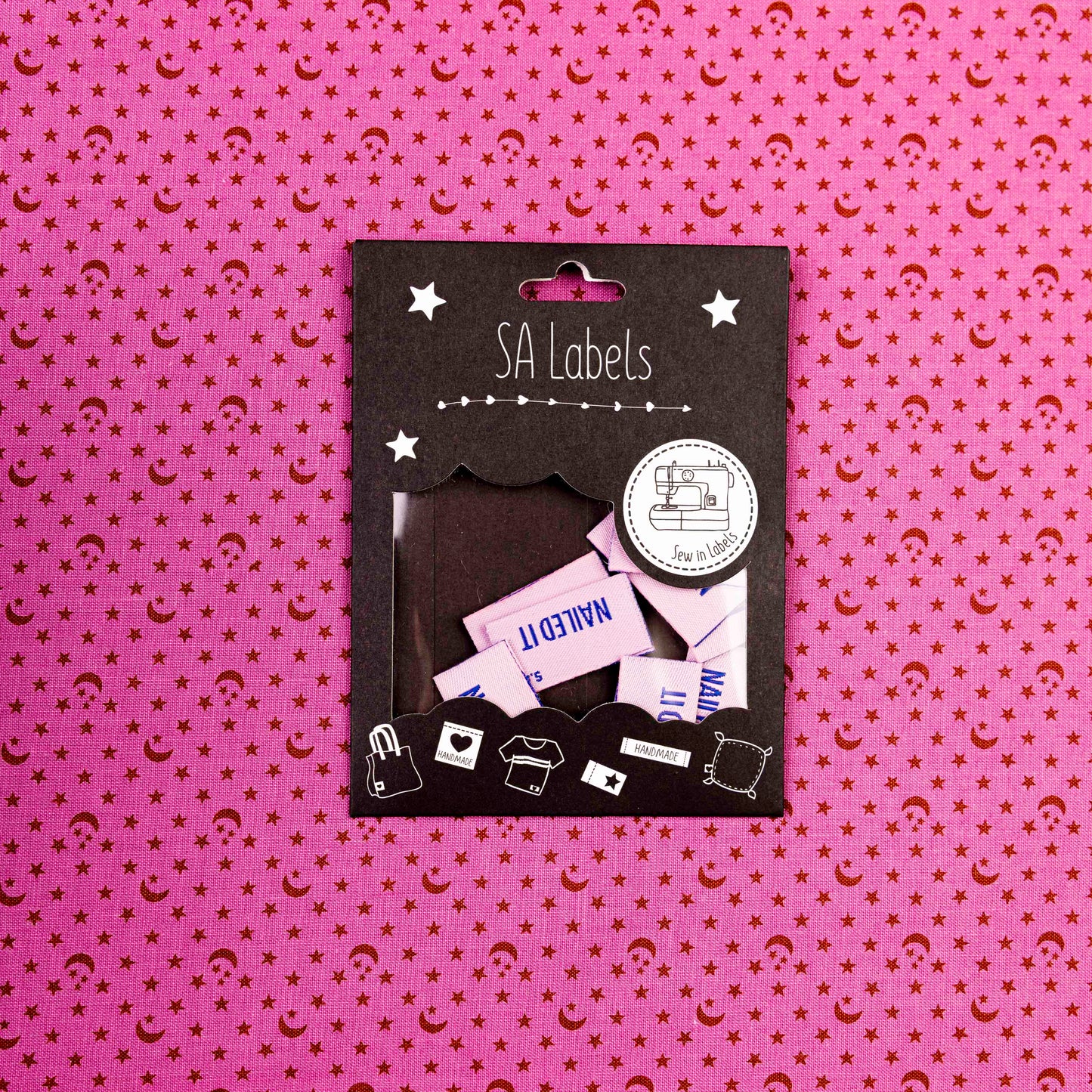 Nailed It Dual Sided Premium Designer Labels by Sew Anonymous