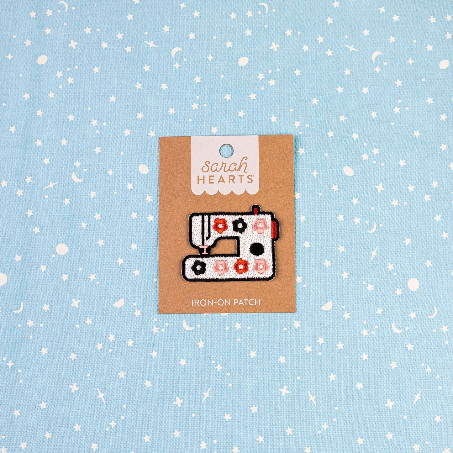 Daisy Sewing Machine Iron On Patch - Sarah Hearts