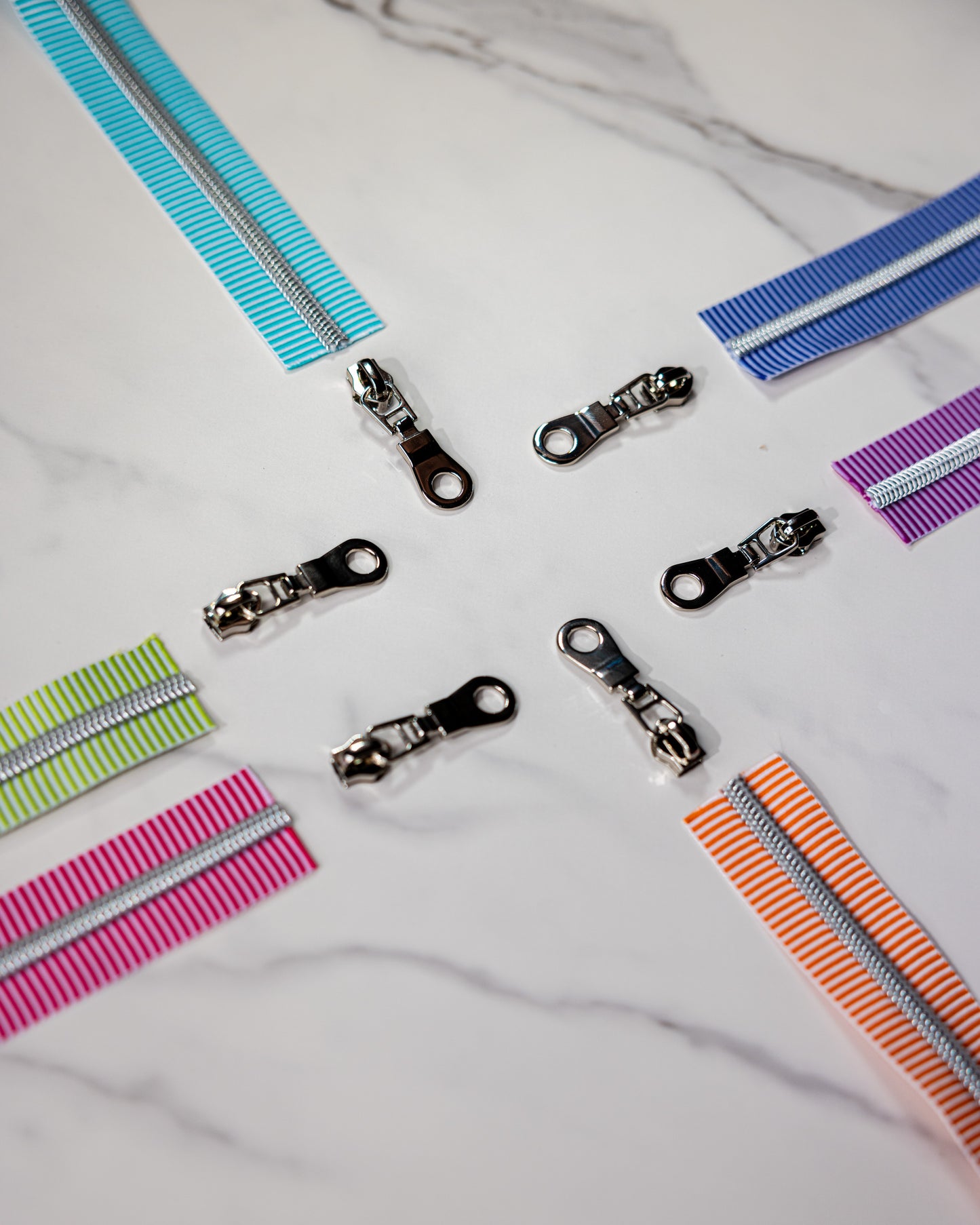 Sassafras Lane Nickel Zipper Pulls