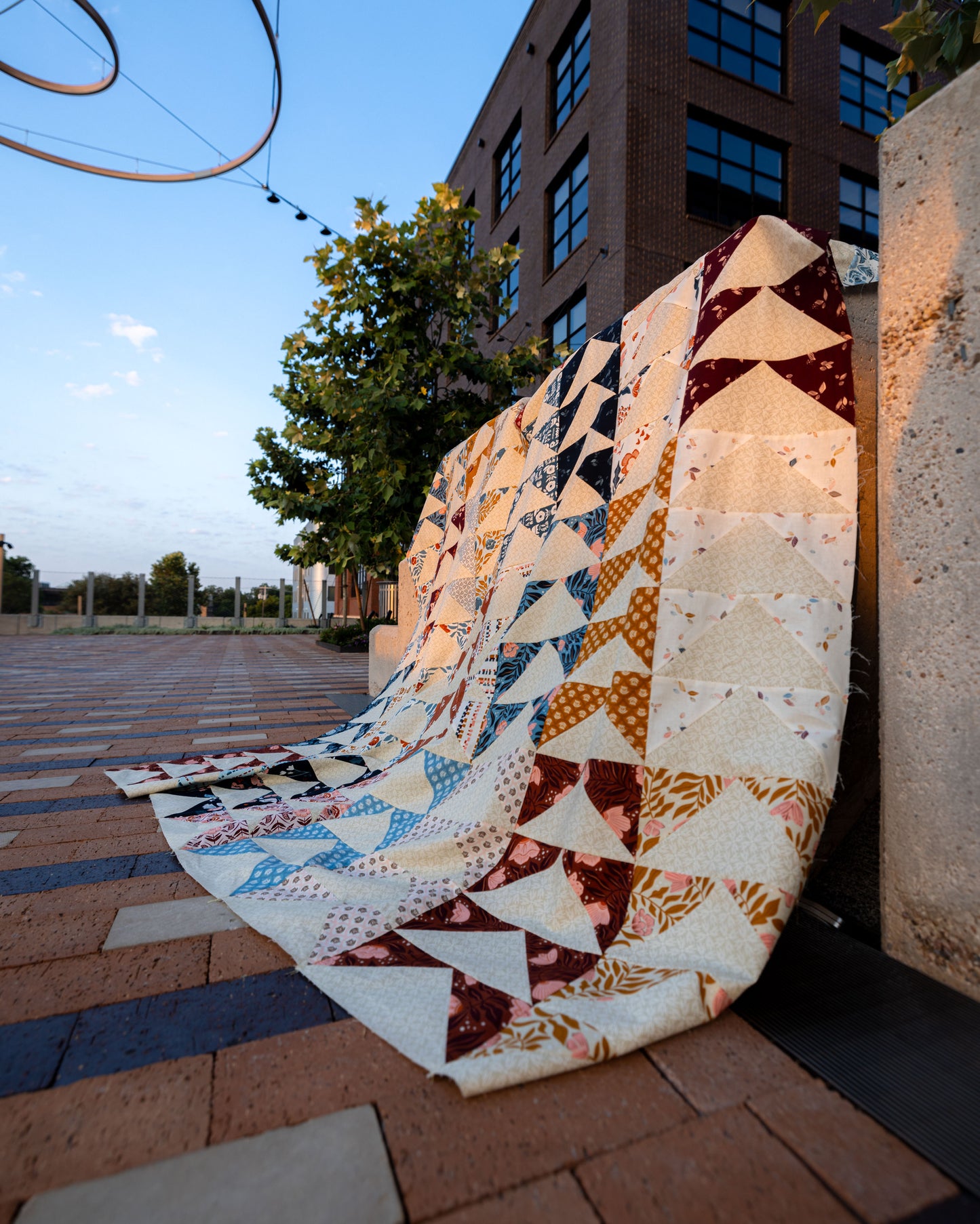 Sample Sale: Folklore Pieced Quilt Top