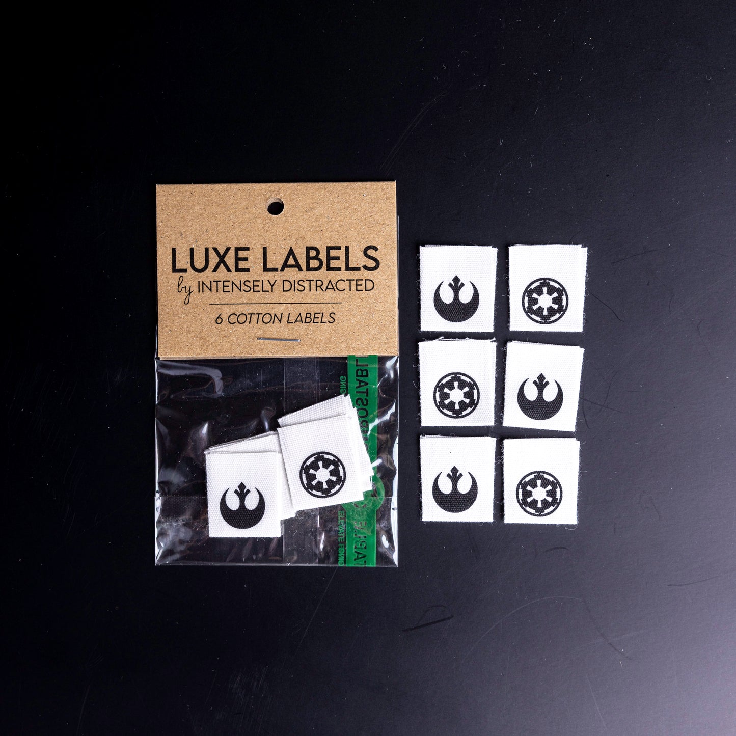 Rebel / Empire Symbol Lux Sew in Label Label by Intensely Distracted