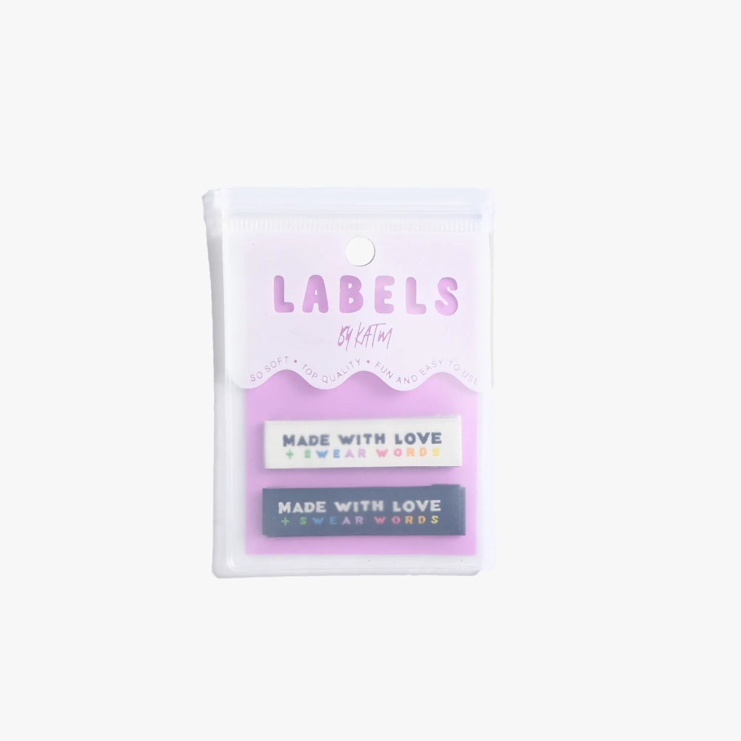 Made With Love And Swear Words Labels by Kylie and the Machine