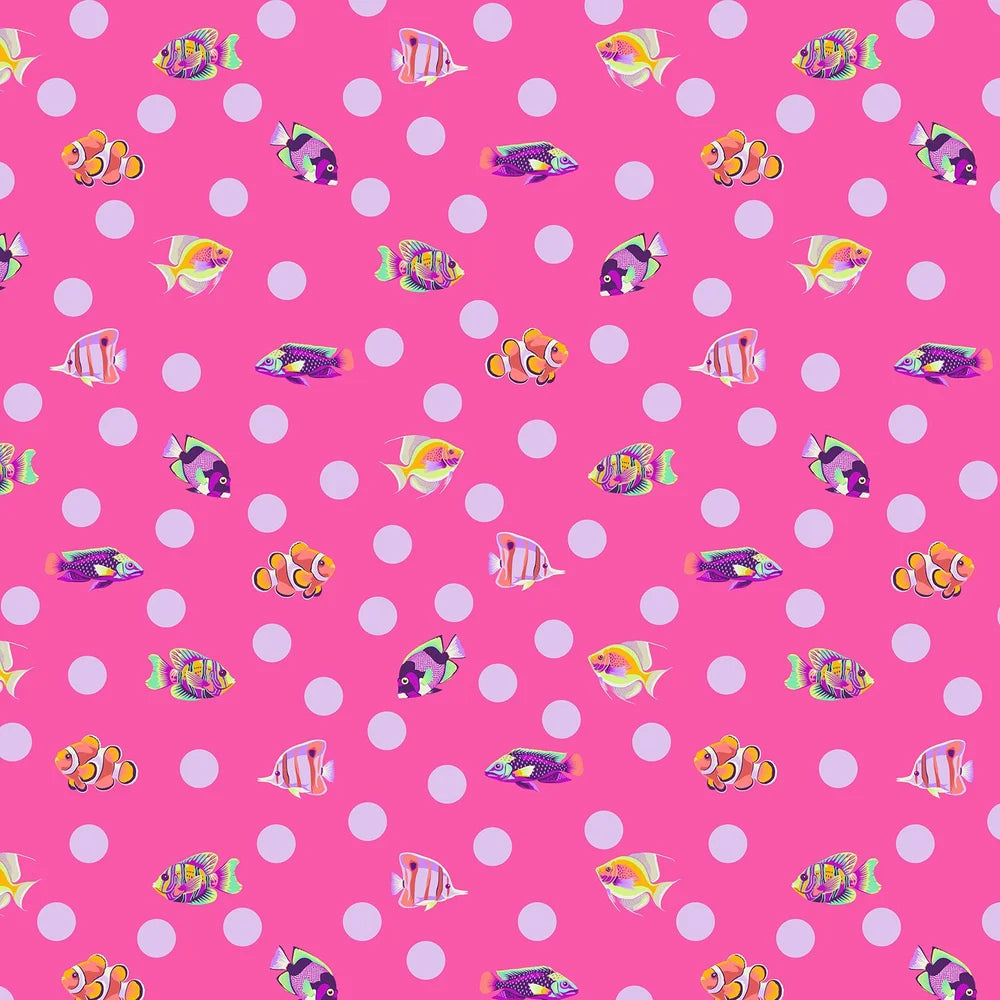 Floral Reef - SCHOOL CROSSING PWTP268 Delphine - Tula Pink
