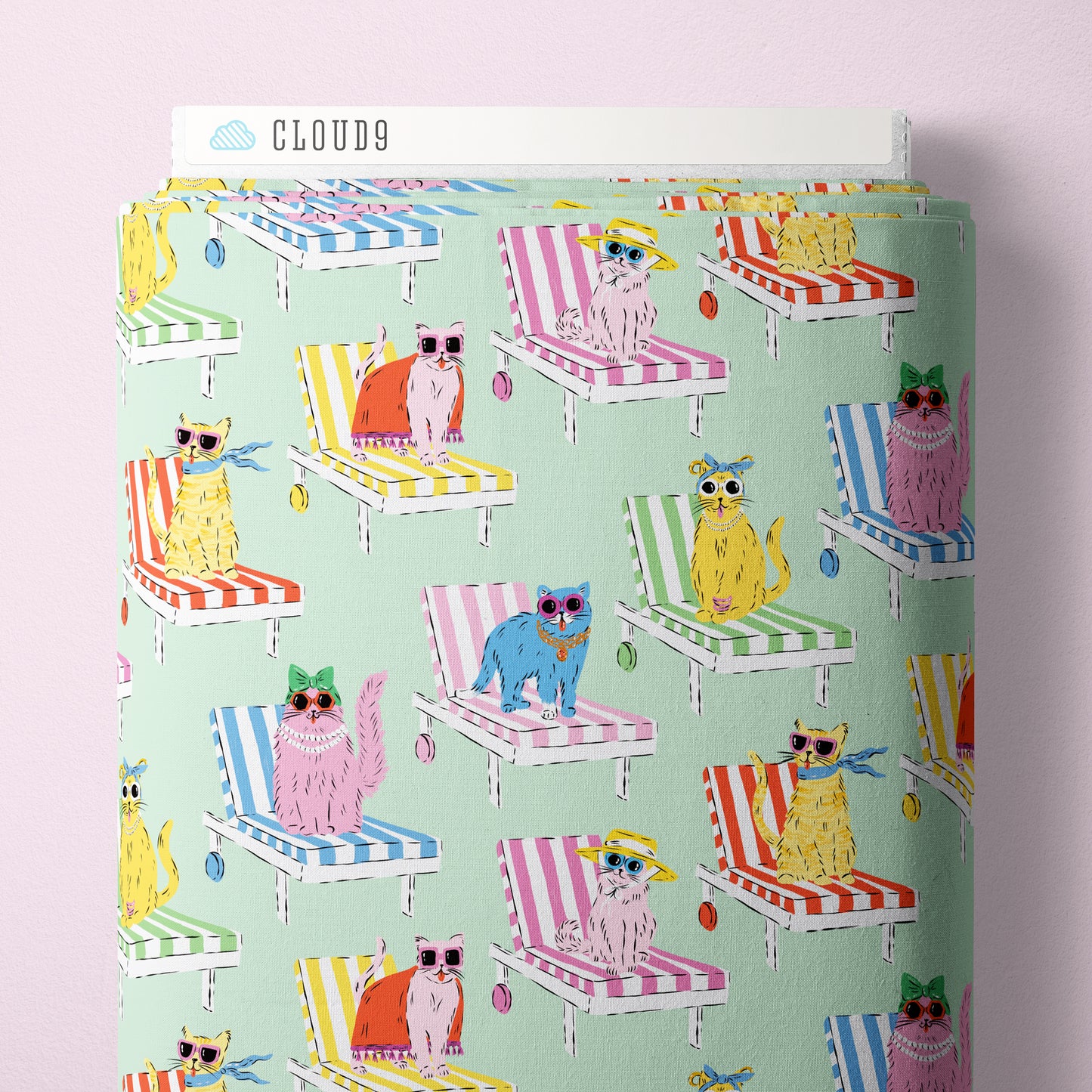 Poolside Purrfection Feline Fine by Cloud9 229214