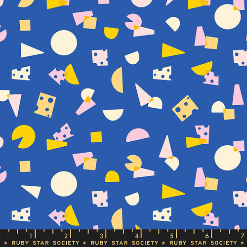 Food Group Blue Ribbon Say Cheese Fat Quarter RS5039 16 by Ruby Star Society